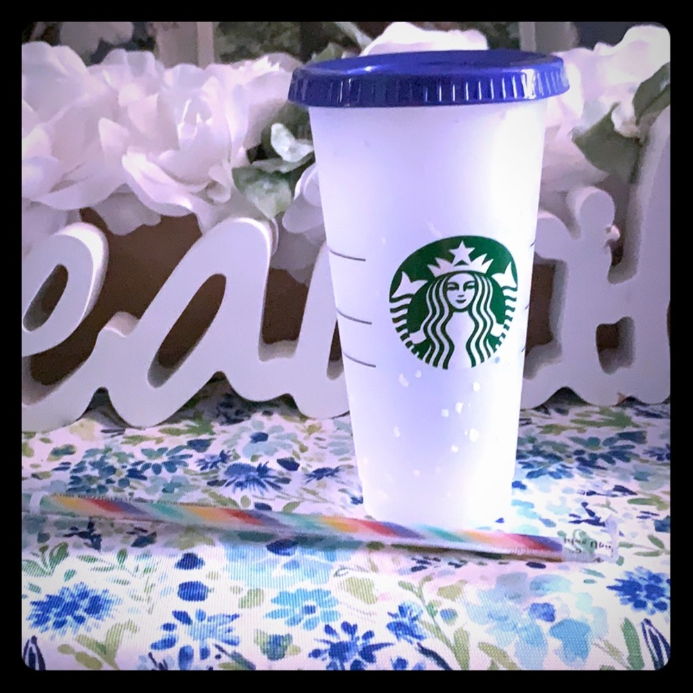 Starbucks Confetti color changing cup.
